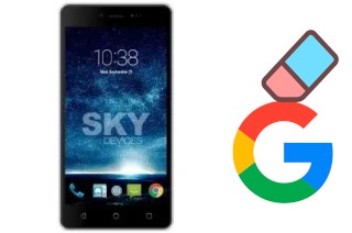 Cómo borrar la cuenta de Google en Sky-Devices Sky Fuego 5-0 Plus