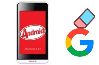 Cómo borrar la cuenta de Google en Solone SL-KA4 Plus