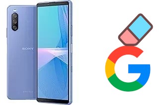 Cómo borrar la cuenta de Google en Sony Xperia 10 III