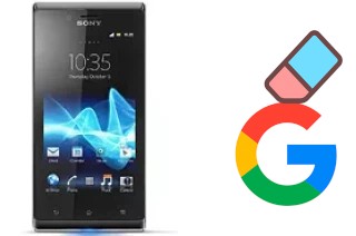 Cómo borrar la cuenta de Google en Sony Xperia J