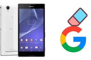 Cómo borrar la cuenta de Google en Sony Xperia T2 Ultra dual