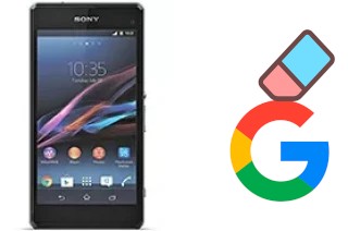 Cómo borrar la cuenta de Google en Sony Xperia Z1 Compact