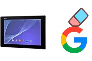 Cómo borrar la cuenta de Google en Sony Xperia Z2 Tablet Wi-Fi