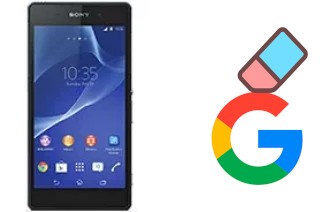 Cómo borrar la cuenta de Google en Sony Xperia Z2a