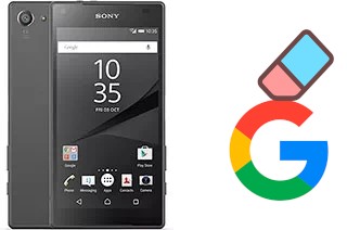 Cómo borrar la cuenta de Google en Sony Xperia Z5 Compact