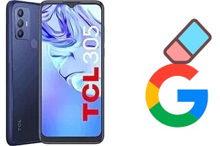 Cómo borrar la cuenta de Google en TCL 305