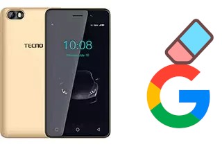 Cómo borrar la cuenta de Google en TECNO Pop 1 Lite