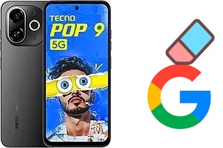 Cómo borrar la cuenta de Google en Tecno Pop 9