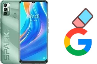 Cómo borrar la cuenta de Google en Tecno Spark 7