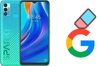 Cómo borrar la cuenta de Google en Tecno Camon 18i