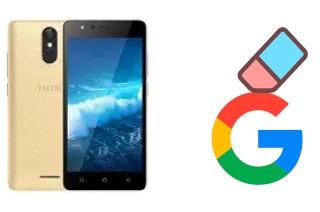 Cómo borrar la cuenta de Google en Tecno WX3F LTE