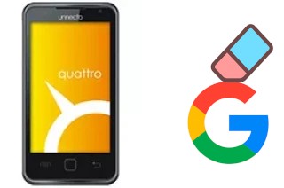 Cómo borrar la cuenta de Google en Unnecto Quattro