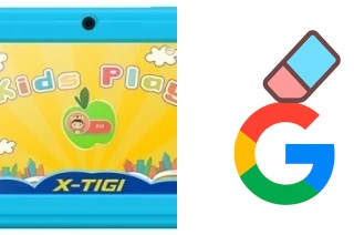 Cómo borrar la cuenta de Google en X-TIGI KIDS Tab