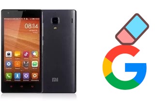 Cómo borrar la cuenta de Google en Xiaomi Redmi 1S