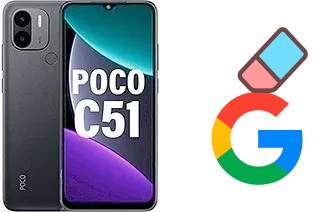 Cómo borrar la cuenta de Google en Xiaomi Poco C51