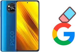 Cómo borrar la cuenta de Google en Xiaomi Poco X3 NFC