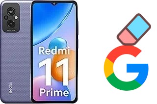 Cómo borrar la cuenta de Google en Xiaomi Redmi 11 Prime