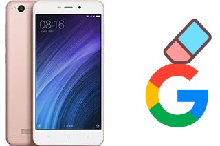 Cómo borrar la cuenta de Google en Xiaomi Redmi 4a