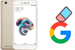 Cómo borrar la cuenta de Google en Xiaomi Redmi 5A