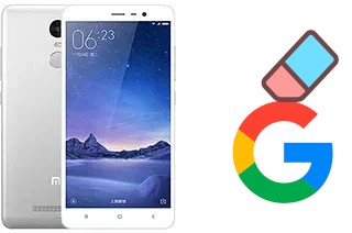 Cómo borrar la cuenta de Google en Xiaomi Redmi Note 3