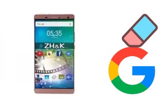 Cómo borrar la cuenta de Google en ZH-K Mobile Evo