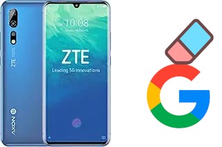 Cómo borrar la cuenta de Google en ZTE Axon 10 Pro 5G