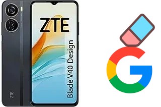 Cómo borrar la cuenta de Google en ZTE Blade V40 Design