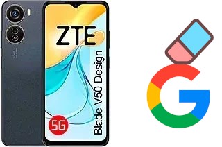 Cómo borrar la cuenta de Google en ZTE Blade V50 Design