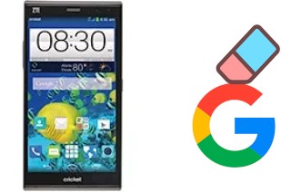 Cómo borrar la cuenta de Google en ZTE Grand Xmax