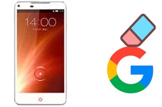 Cómo borrar la cuenta de Google en ZTE nubia Z5S