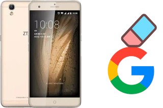 Cómo borrar la cuenta de Google en ZTE Blade V7 Max