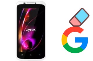 Cómo borrar la cuenta de Google en Zyrex ZA-957