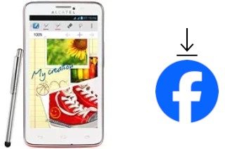 Cómo instalar Facebook en un alcatel One Touch Scribe Easy