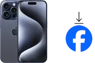 Cómo instalar Facebook en un Apple iPhone 15 Pro