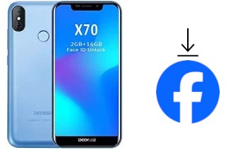 Cómo instalar Facebook en un Doogee X70