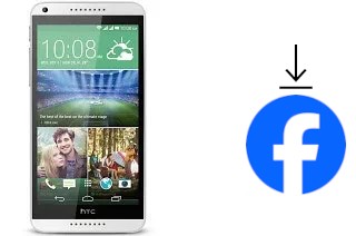 Cómo instalar Facebook en un HTC Desire 816G dual sim