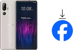 Cómo instalar Facebook en un HTC U24 Pro