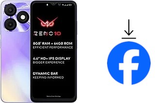 Cómo instalar Facebook en un itel Zeno 10