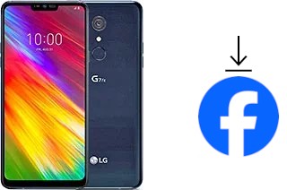 Cómo instalar Facebook en un LG G7 Fit