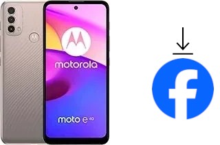 Cómo instalar Facebook en un Motorola Moto E40