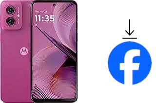 Cómo instalar Facebook en un Motorola Moto G55