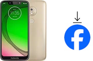 Cómo instalar Facebook en un Motorola Moto G7 Play