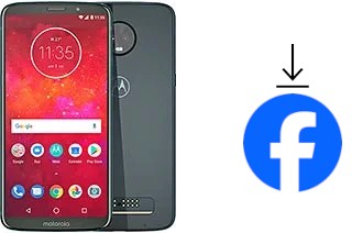 Cómo instalar Facebook en un Motorola Moto Z3