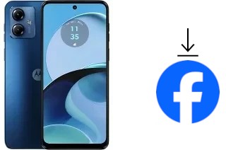 Cómo instalar Facebook en un Motorola Moto G14