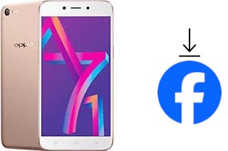 Cómo instalar Facebook en un Oppo A71 (2018)