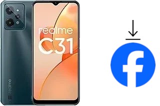 Cómo instalar Facebook en un Realme C31