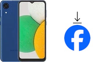 Cómo instalar Facebook en un Samsung Galaxy A03 Core