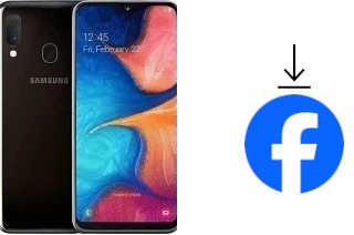 Cómo instalar Facebook en un Samsung Galaxy A20e