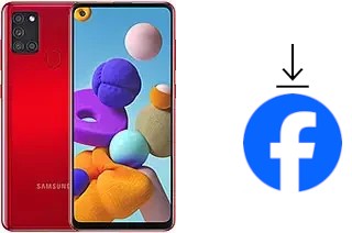 Cómo instalar Facebook en un Samsung Galaxy A21s