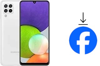 Cómo instalar Facebook en un Samsung Galaxy A22